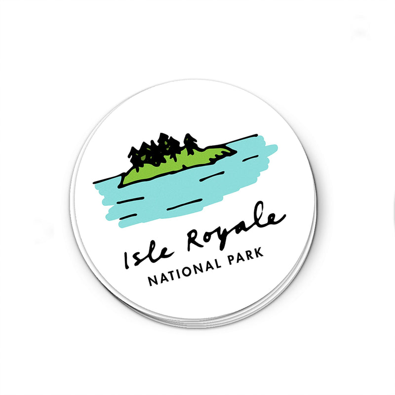 Isle Royale National Park Sticker - Albion Mercantile Co.