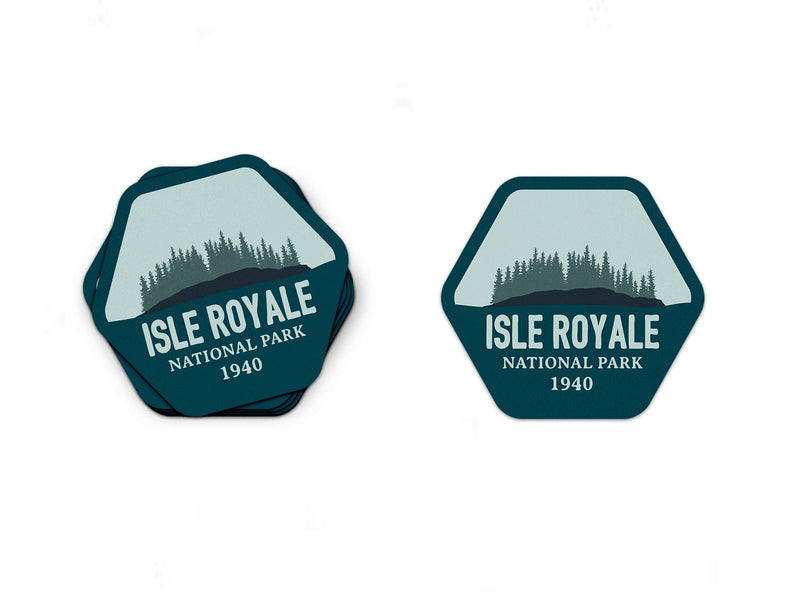 Isle Royale National Park Sticker | National Park Decal - Albion Mercantile Co.