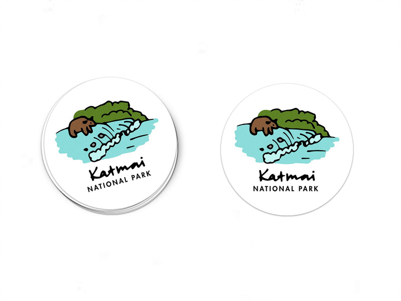 Katmai National Park Sticker - Albion Mercantile Co.