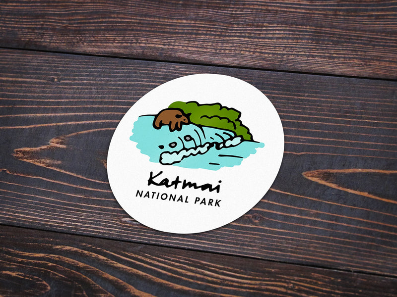 Katmai National Park Sticker - Albion Mercantile Co.