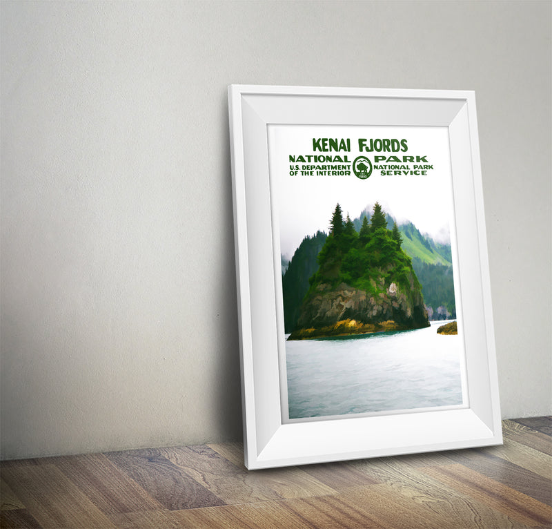 Kenai Fjords National Park Poster - Albion Mercantile Co.
