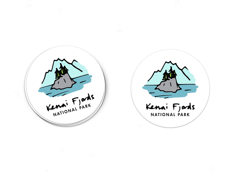 Kenai Fjords National Park Sticker - Albion Mercantile Co.