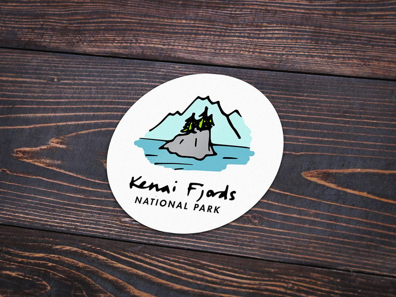 Kenai Fjords National Park Sticker - Albion Mercantile Co.