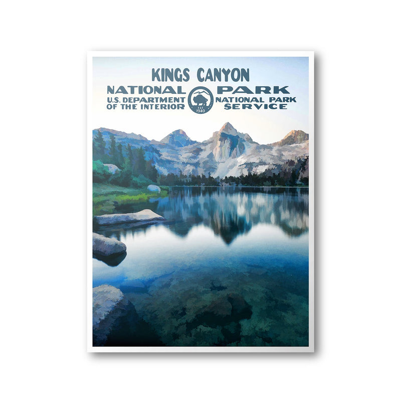 Kings Canyon National Park Poster - Albion Mercantile Co.