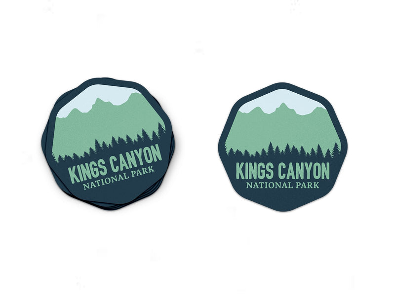 Kings Canyon National Park Sticker | National Park Decal - Albion Mercantile Co.