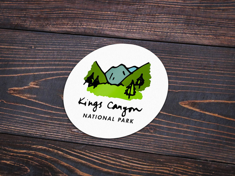 Kings Canyon National Park Sticker - Albion Mercantile Co.
