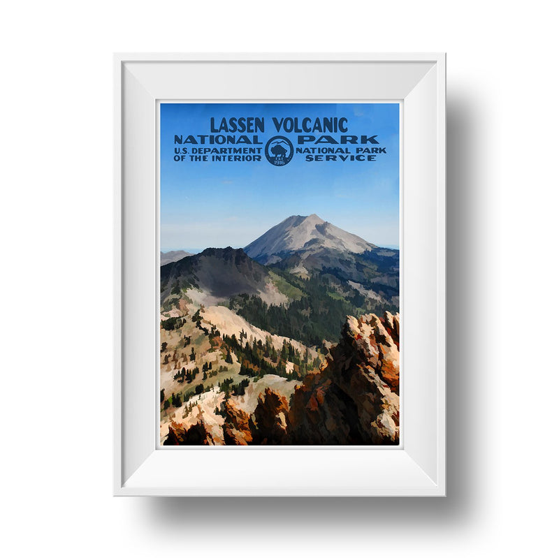 Lassen Volcanic National Park Poster - Albion Mercantile Co.