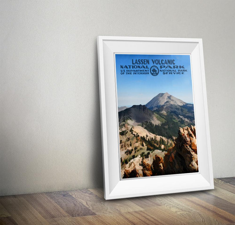 Lassen Volcanic National Park Poster - Albion Mercantile Co.