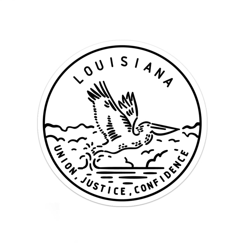 Louisiana Sticker - Albion Mercantile Co.