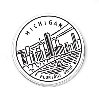 Michigan Sticker - Albion Mercantile Co.
