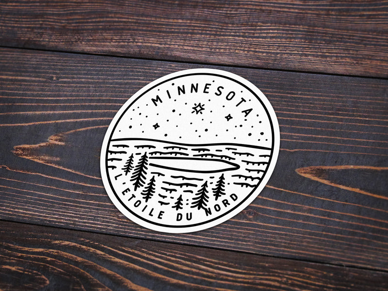 Minnesota Sticker - Albion Mercantile Co.