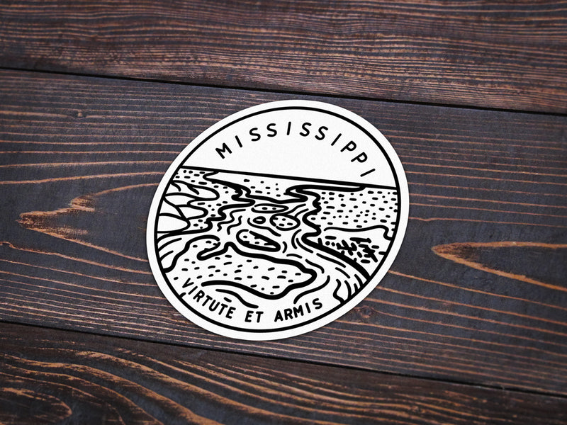 Mississippi Sticker - Albion Mercantile Co.
