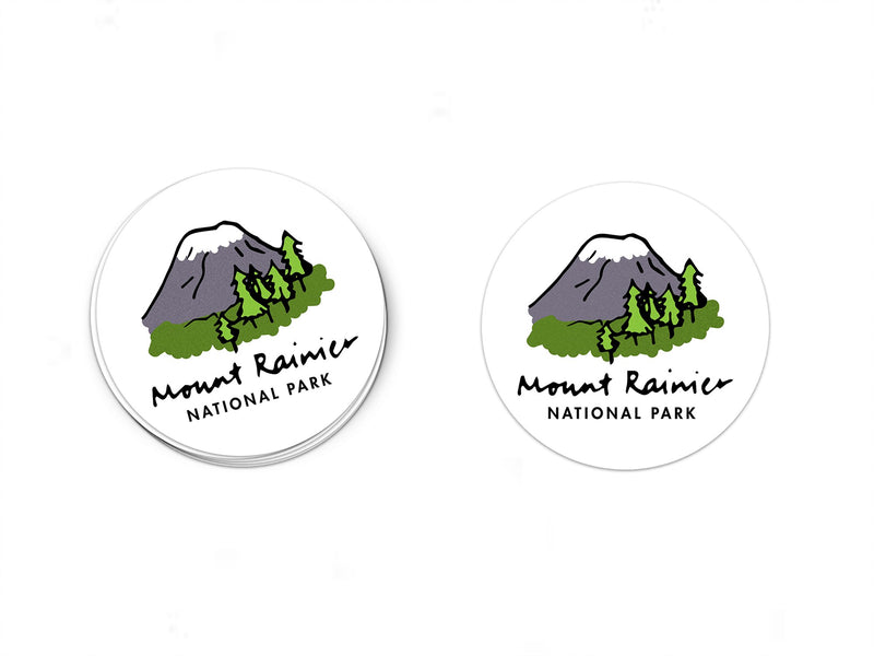 Mount Rainier National Park Sticker - Albion Mercantile Co.