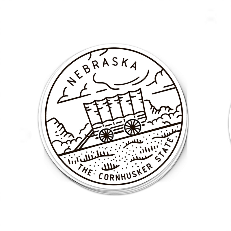 Nebraska Sticker - Albion Mercantile Co.