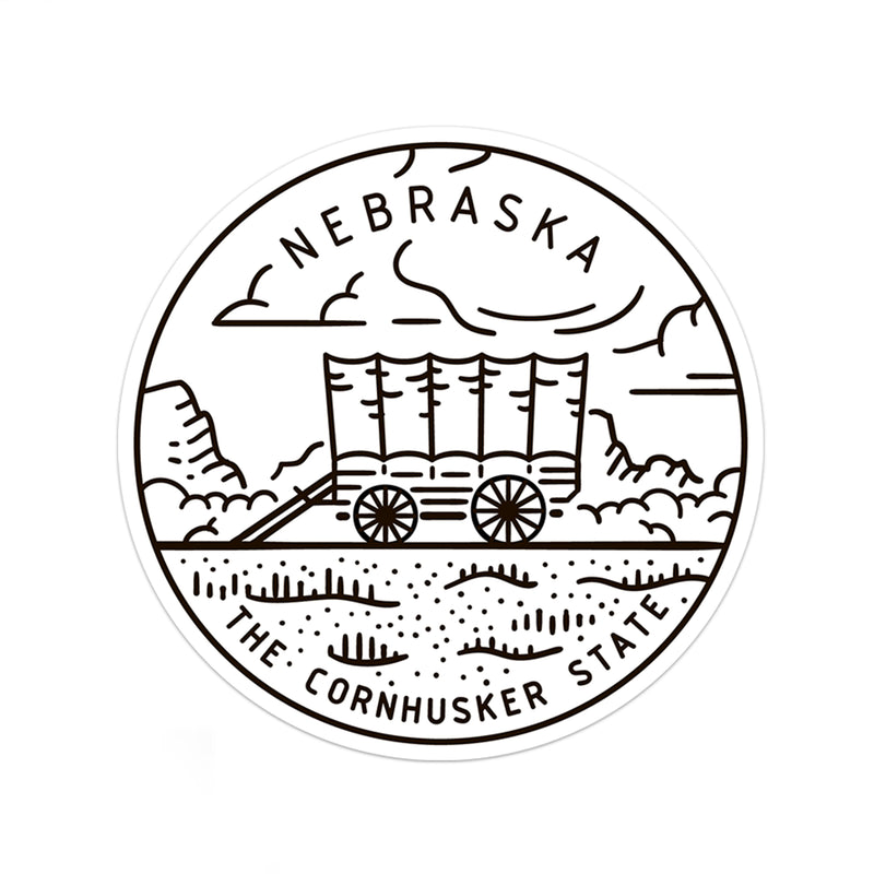 Nebraska Sticker - Albion Mercantile Co.