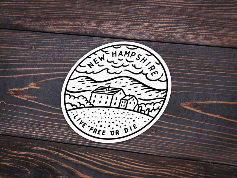New Hampshire Sticker - Albion Mercantile Co.