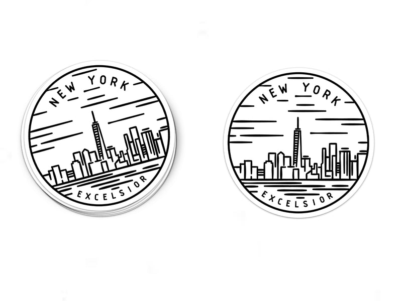 New York Sticker - Albion Mercantile Co.