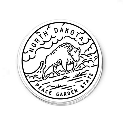 North Dakota Sticker - Albion Mercantile Co.