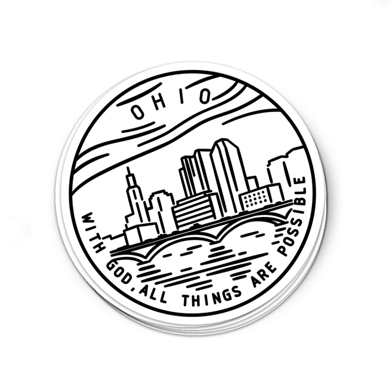 Ohio Sticker - Albion Mercantile Co.
