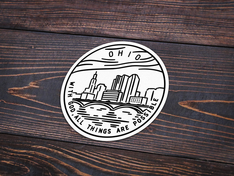 Ohio Sticker - Albion Mercantile Co.