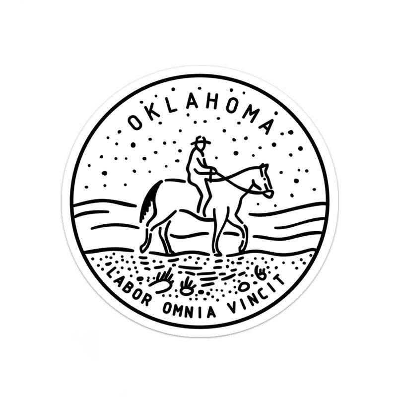 Oklahoma Sticker - Albion Mercantile Co.