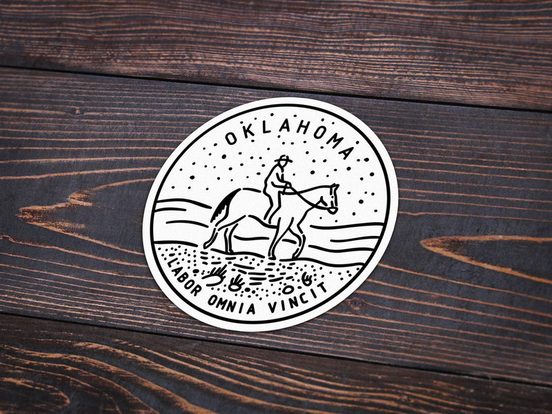 Oklahoma Sticker - Albion Mercantile Co.