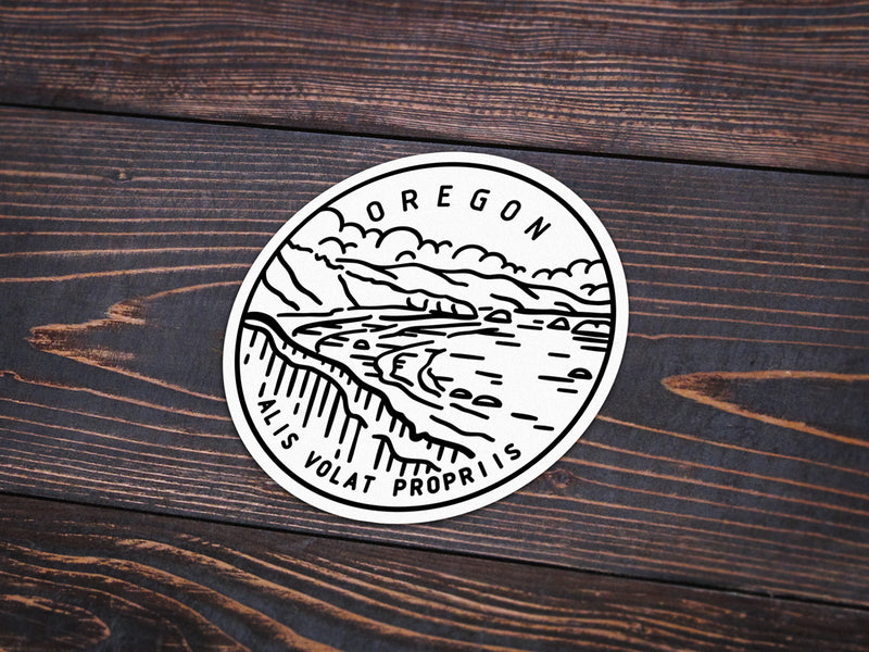 Oregon Sticker - Albion Mercantile Co.