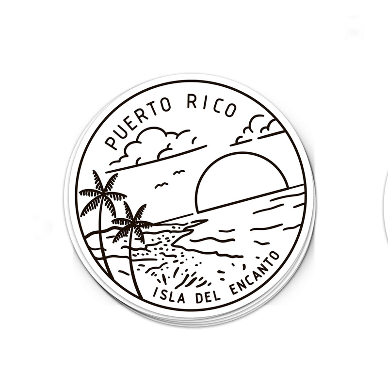 Puerto Rico Sticker - Albion Mercantile Co.