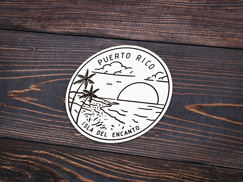 Puerto Rico Sticker - Albion Mercantile Co.