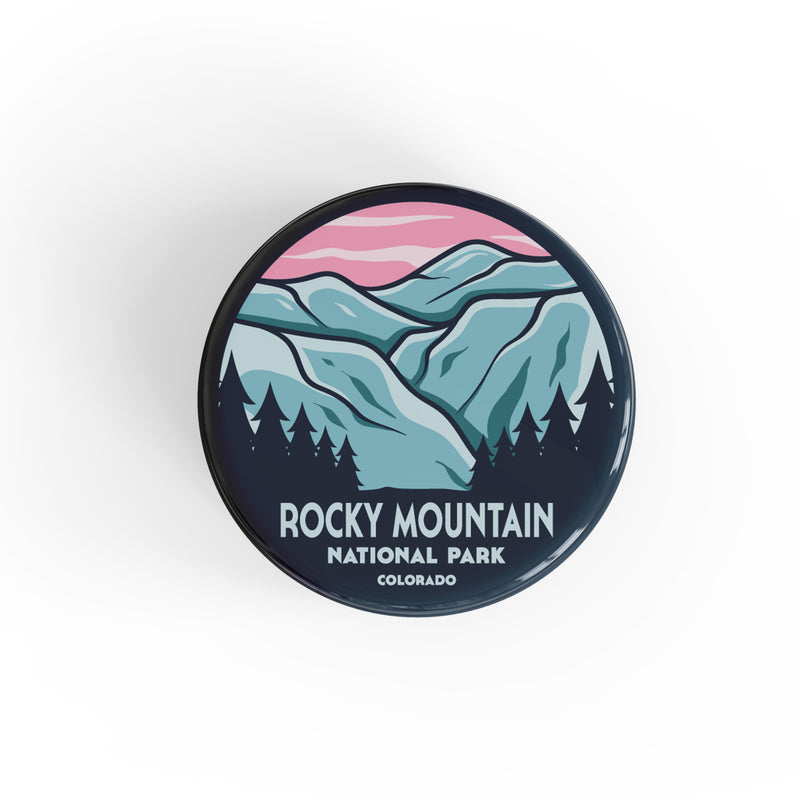 Rocky Mountain National Park Button Pin