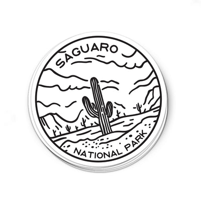 Saguaro National Park Sticker | National Park Decal - Albion Mercantile Co.