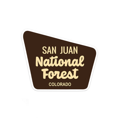 San Juan National Forest Sticker - Albion Mercantile Co.