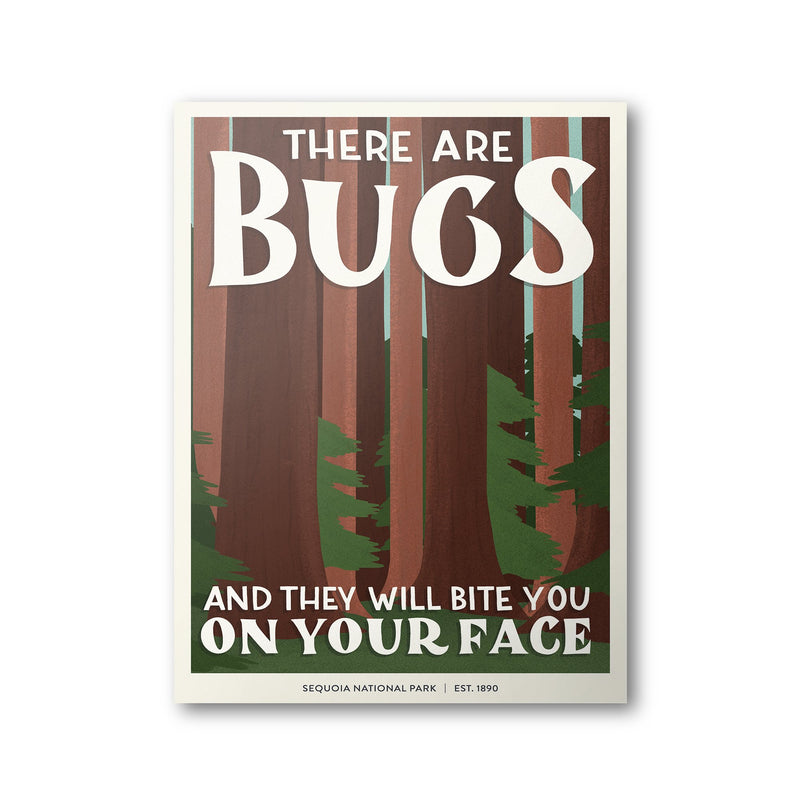 Sequoia National Park Poster | Subpar Parks Poster - Albion Mercantile Co.