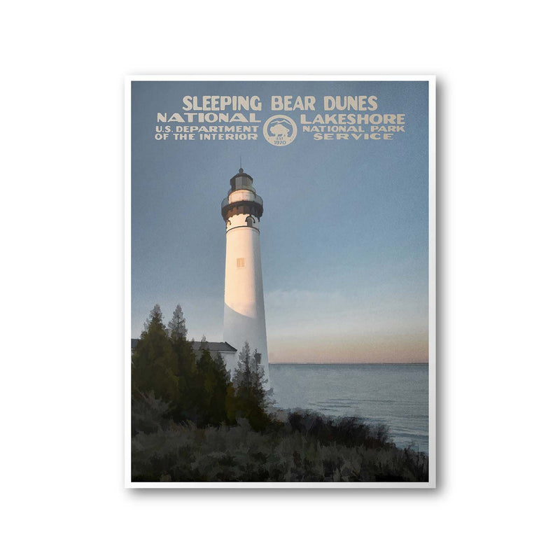 Sleeping Bear Dunes National Lakeshore Poster - Albion Mercantile Co.