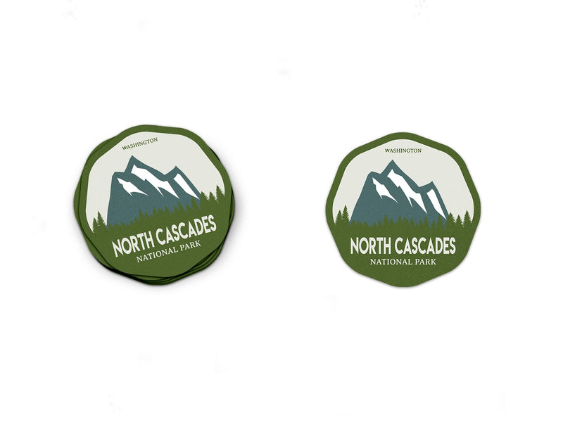 North Cascades National Park Sticker | National Park Decal - Albion Mercantile Co.
