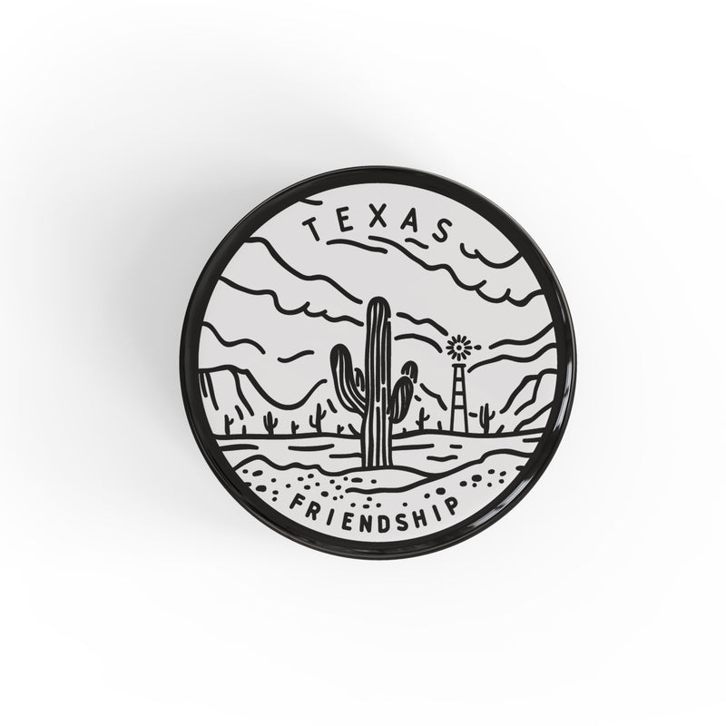 Texas Button Pin