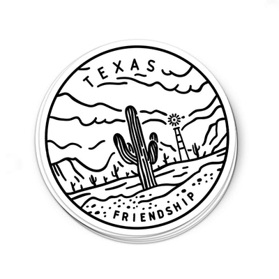 Texas Sticker - Albion Mercantile Co.