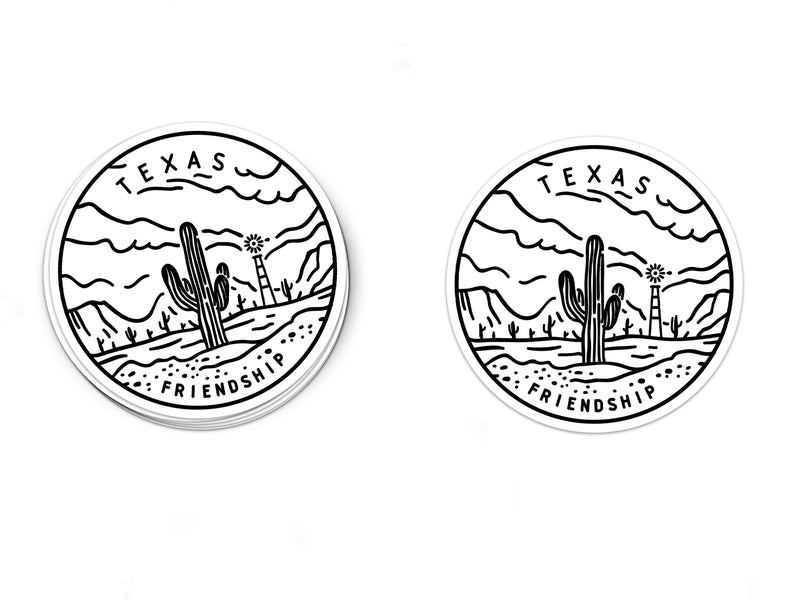 Texas Sticker - Albion Mercantile Co.