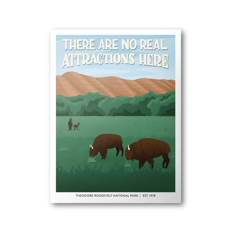 Theodore Roosevelt National Park Poster | Subpar Parks Poster