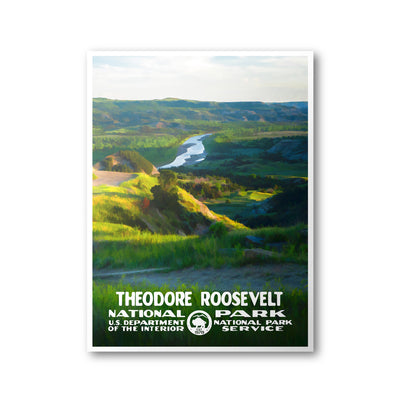 Theodore Roosevelt National Park Poster - Albion Mercantile Co.