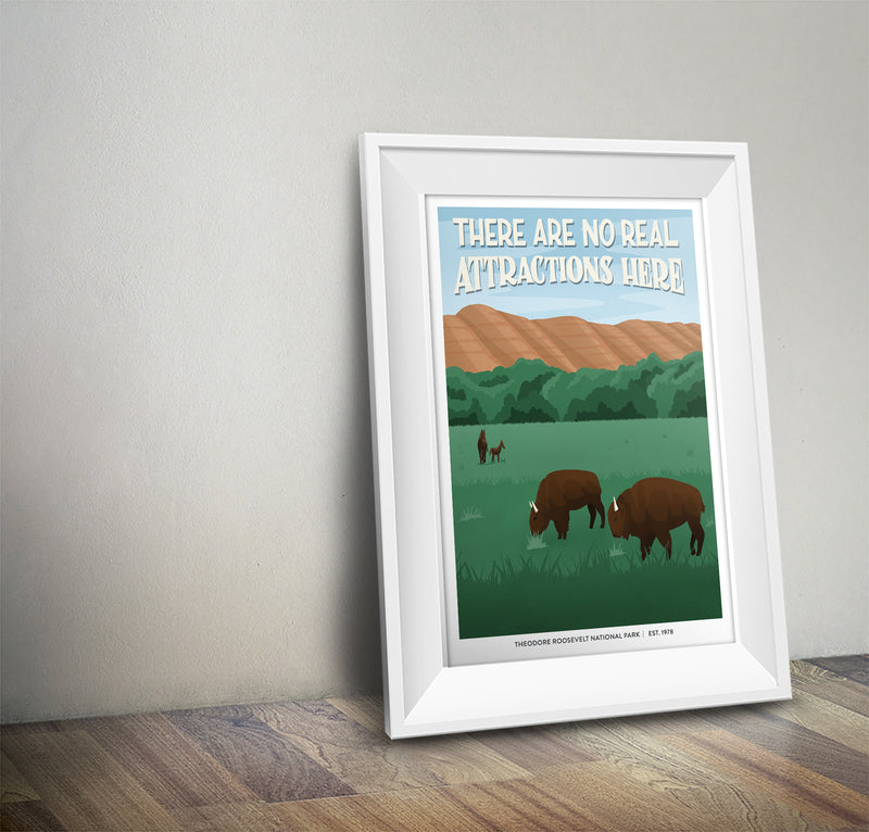 Theodore Roosevelt National Park Poster | Subpar Parks Poster