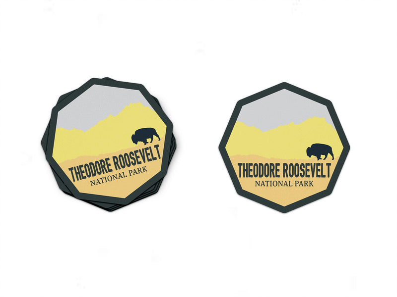 Theodore Roosevelt National Park Sticker | National Park Decal - Albion Mercantile Co.