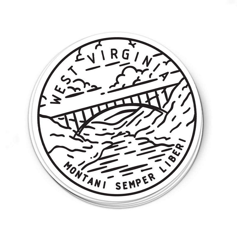 West Virginia Sticker - Albion Mercantile Co.
