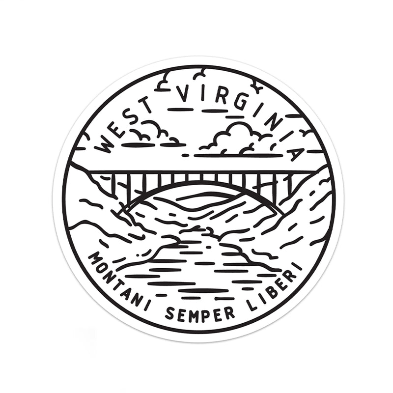 West Virginia Sticker - Albion Mercantile Co.