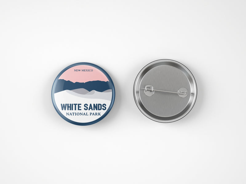 White Sands National Park Button Pin