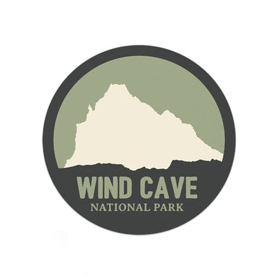 Wind Cave National Park Sticker | National Park Decal - Albion Mercantile Co.