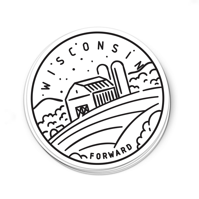 Wisconsin Sticker - Albion Mercantile Co.