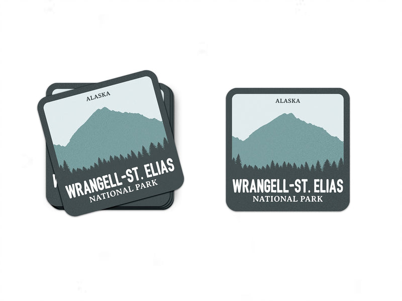 Wrangell-St. Elias National Park Sticker | National Park Decal - Albion Mercantile Co.