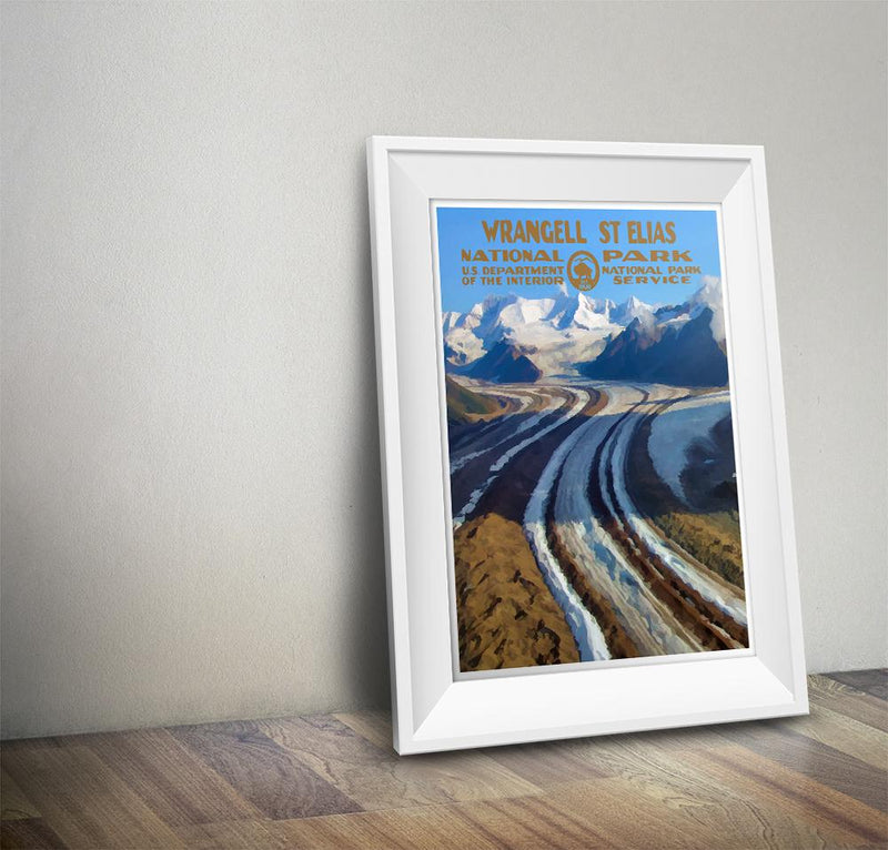 Wrangell - St. Elias National Park Poster - Albion Mercantile Co.