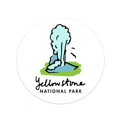 Yellowstone National Park Sticker - Albion Mercantile Co.